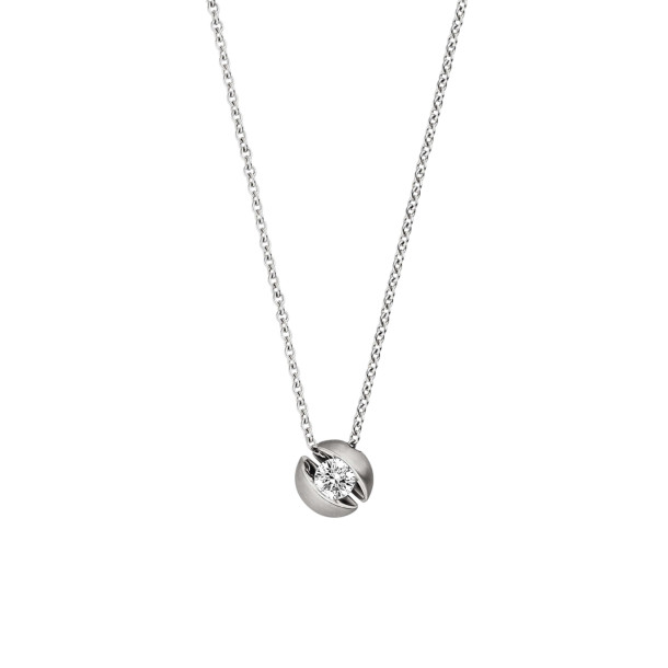         Weißgold, Halsschmuck, Schaffrath CALLA Collier