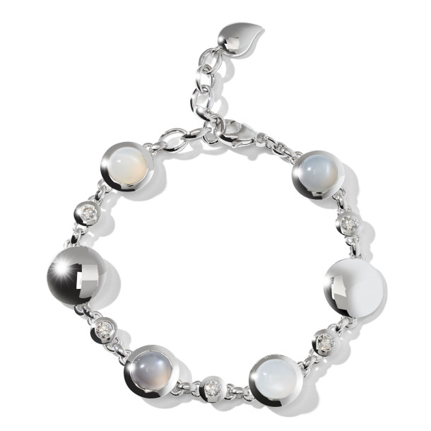         Weißgold, Armschmuck, Tamara Comolli BOUTON Armband 'Cashmere'