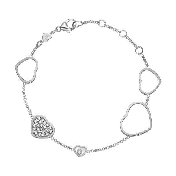         Weißgold, Armschmuck, Chopard Happy Hearts Armband