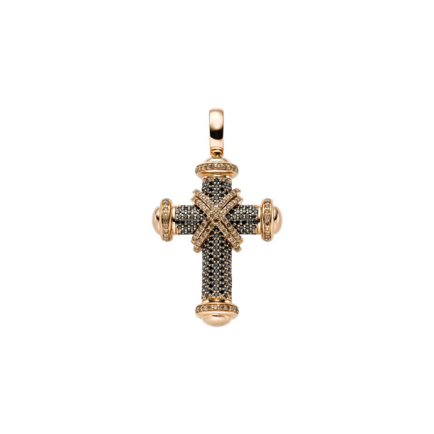         Roségold, Halsschmuck, Leo Wittwer Crosses Anhänger