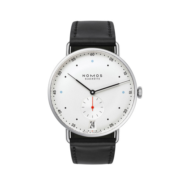         Handaufzug, NOMOS Glashütte Metro 38 Datum