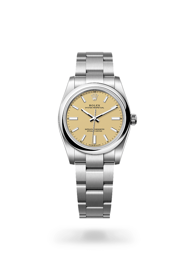 Rolex Oyster Perpetual 34 Herrenuhr (M124200-0007) Oyster, 34 mm, Edelstahl Oystersteel