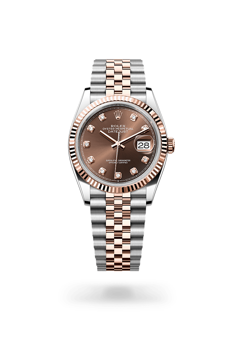 Rolex Datejust 36 Herrenuhr (M126231-0053) Oyster, 36 mm, Edelstahl Oystersteel und Everose-Gold