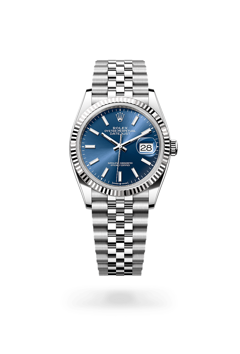 Rolex Datejust 36 M126234-0017 Herrenuhr - Oyster, 36 mm, Edelstahl Oystersteel und Weißgold