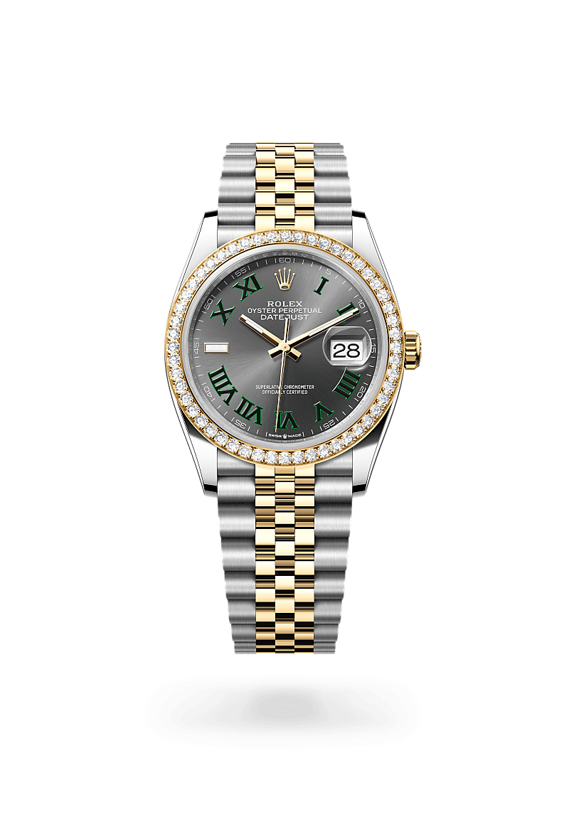 Rolex Datejust 36 M126283RBR-0021 Herrenuhr - Oyster, 36 mm, Edelstahl Oystersteel und Gelbgold mit Diamanten