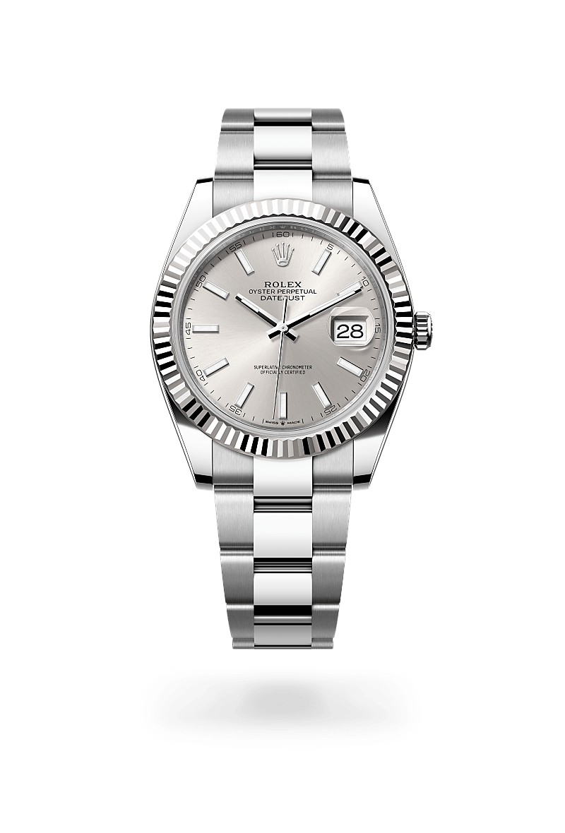 Rolex Datejust 41 M126334-0003 Herrenuhr - Oyster, 41 mm, Edelstahl Oystersteel und Weißgold 
