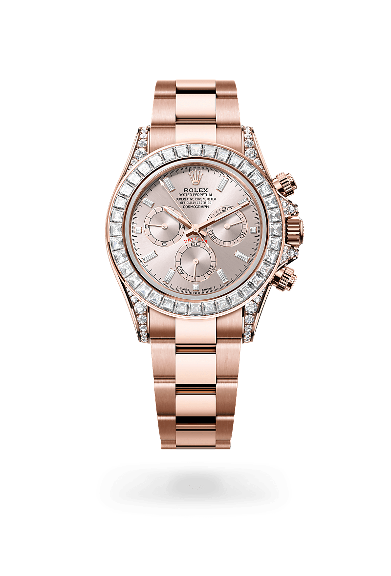 Rolex Cosmograph Daytona M126595TBR-0001 Herrenuhr - Oyster, 40 mm, Everose-Gold mit Diamanten 