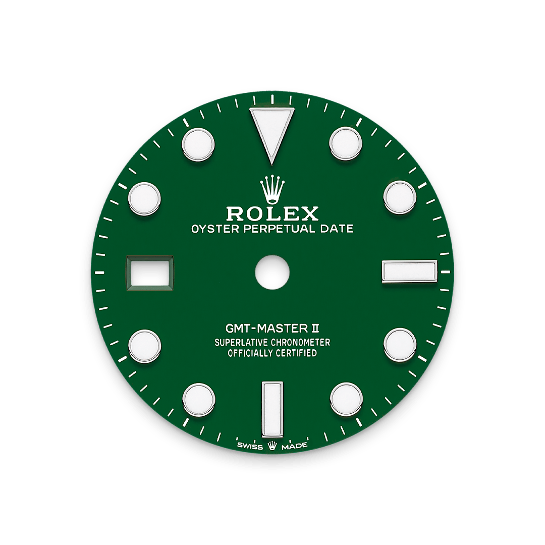 Keramik-Zifferblatt in Grün
