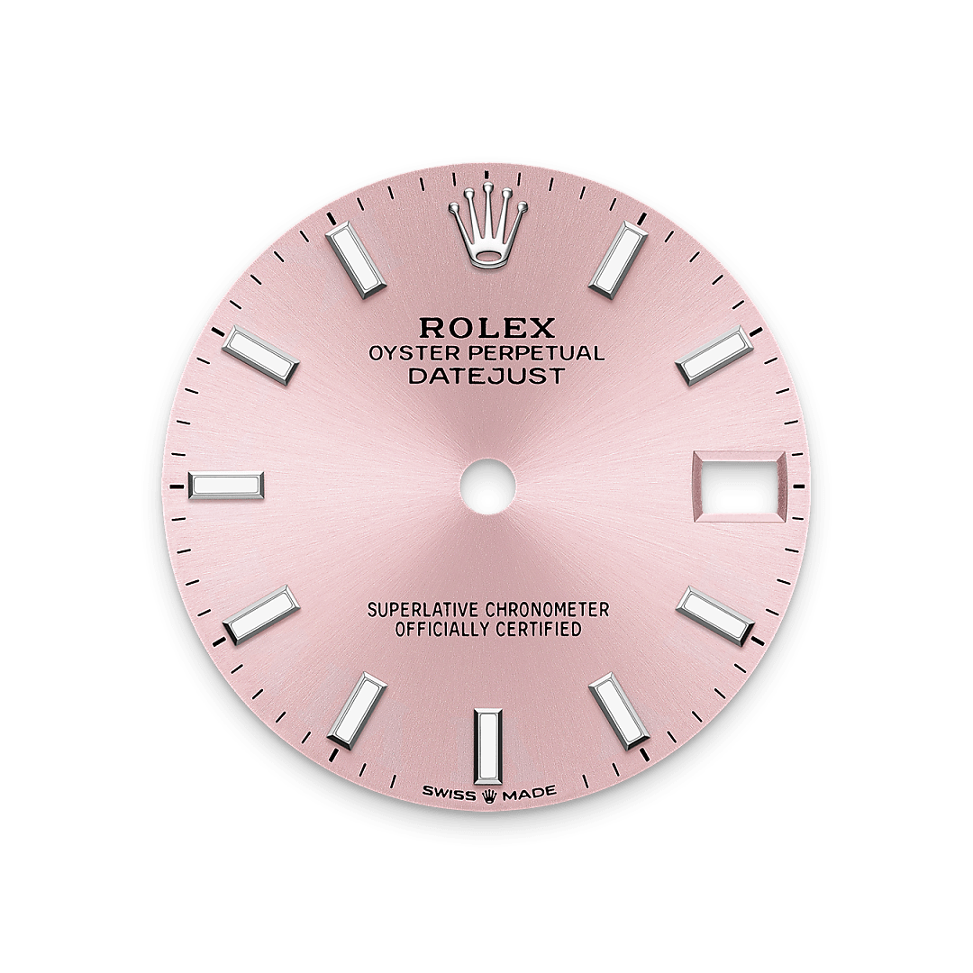 Roséfarbenes Zifferblatt