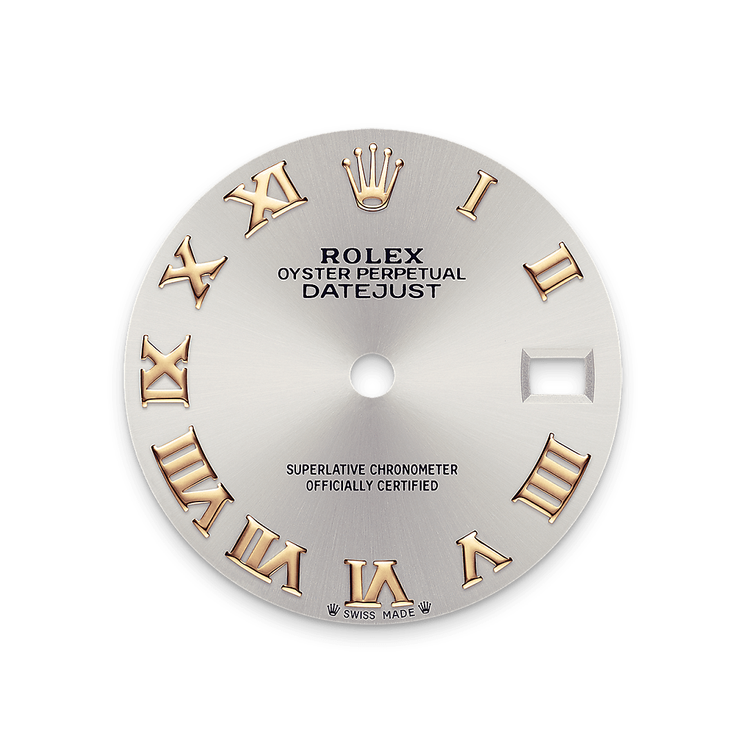 Silbernes Zifferblatt