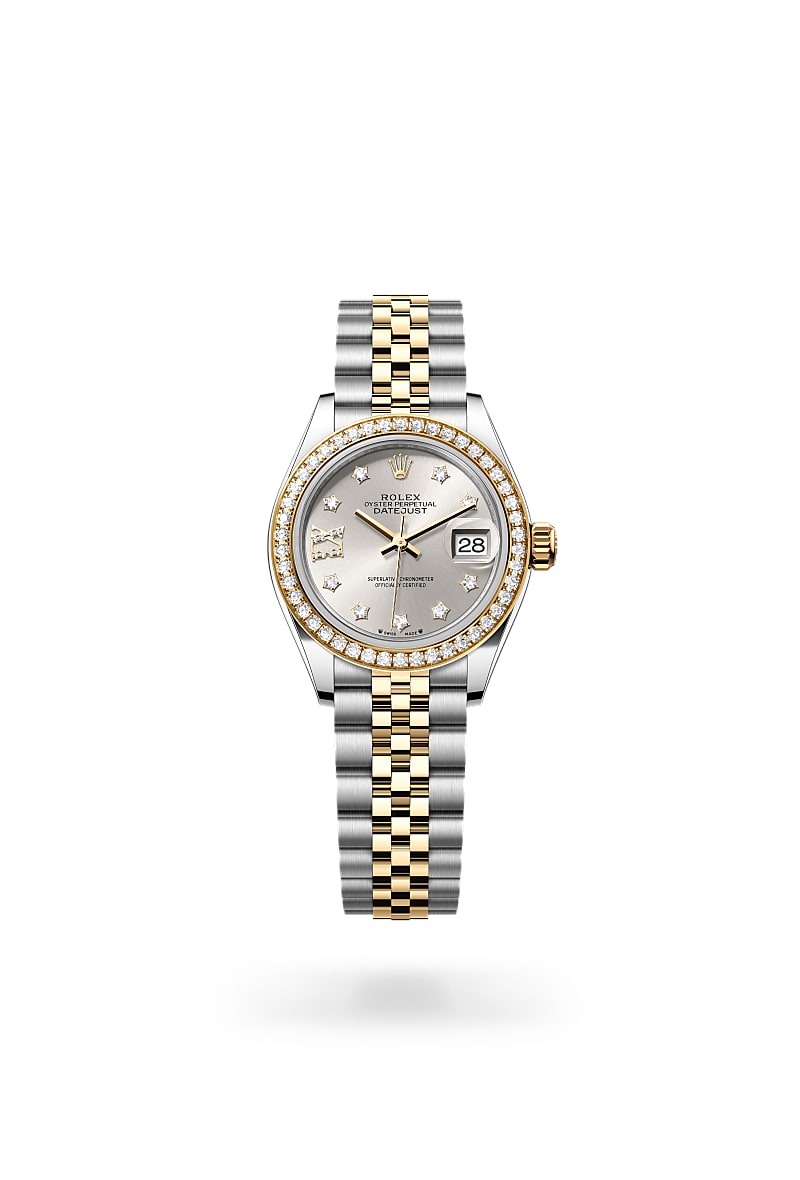 Rolex Lady-Datejust M279383RBR-0003 Herrenuhr - Oyster, 28 mm, Edelstahl Oystersteel und Gelbgold mit Diamanten