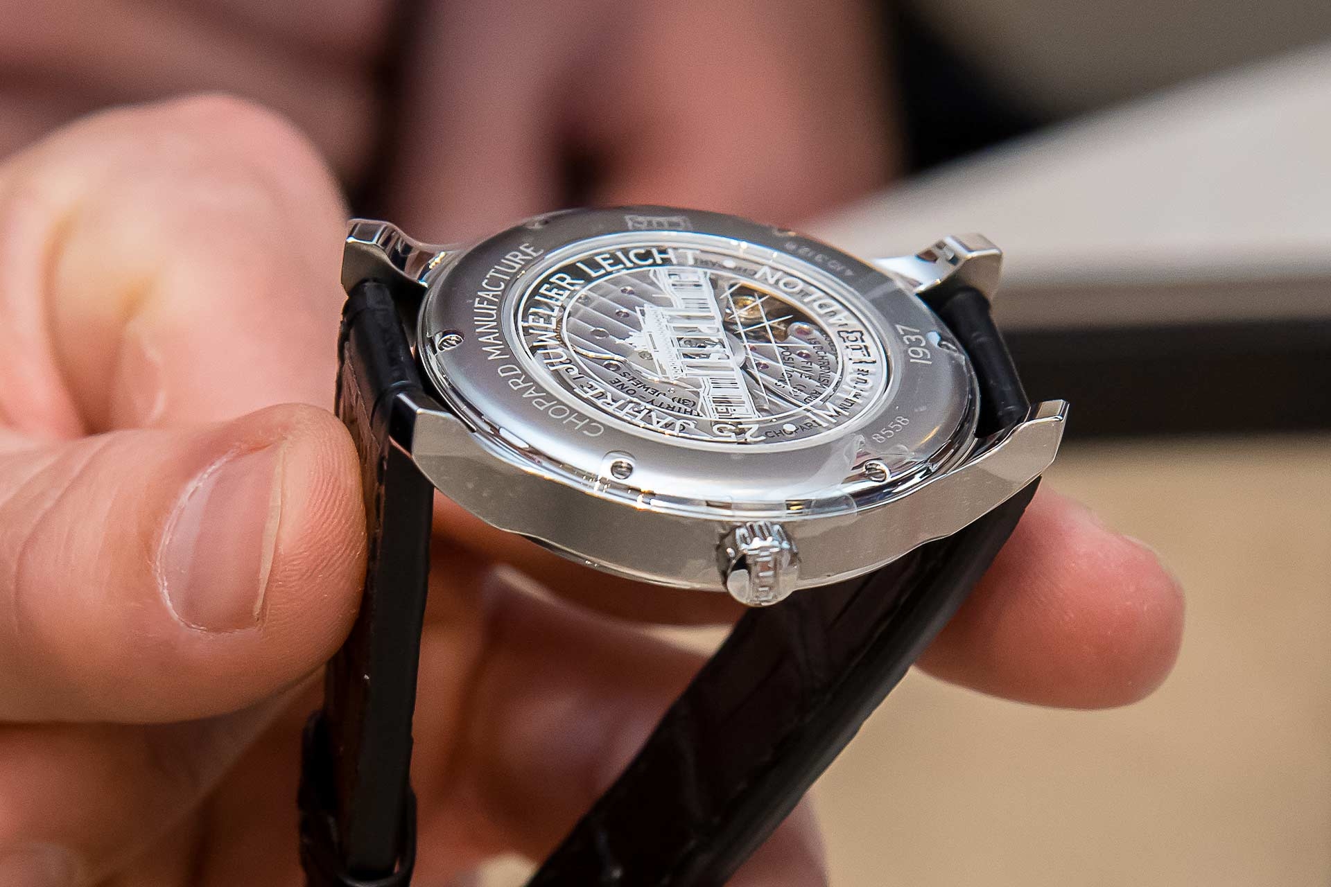 Gravur Sonderedition Chopard L.U.C Gravur Sonderedition Chopard L.U.C