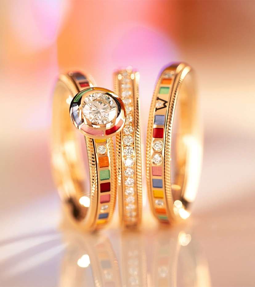 Beitragsbilder Wellendorff_0002_Ring DANKE FÜR Regenbogen + Ring REGENBOGEN zart + Ring BRILLANT-JULIE_Mood Beitragsbilder Wellendorff_0002_Ring DANKE FÜR Regenbogen + Ring REGENBOGEN zart + Ring BRILLANT-JULIE_Mood