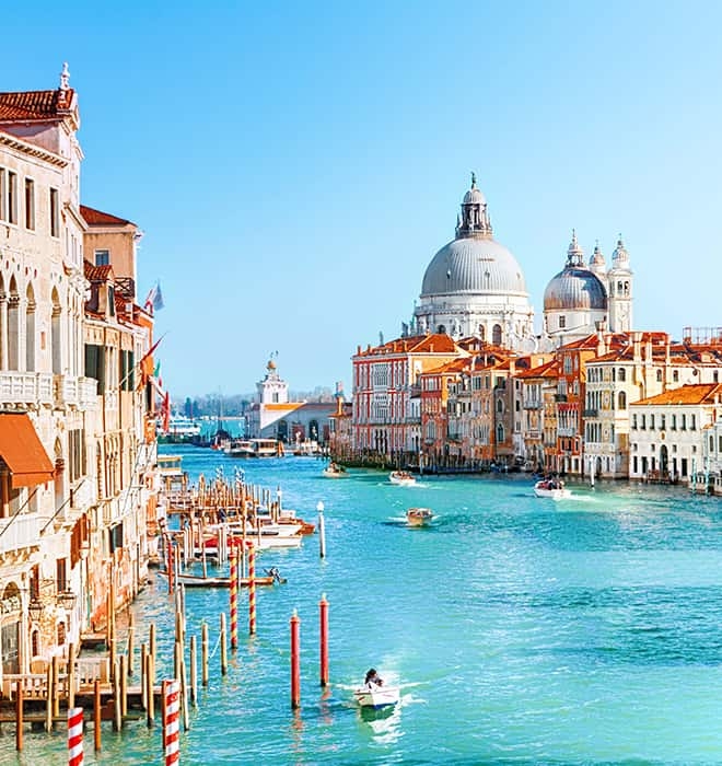 Ansicht von Venedig mit Canale Grande Venedig