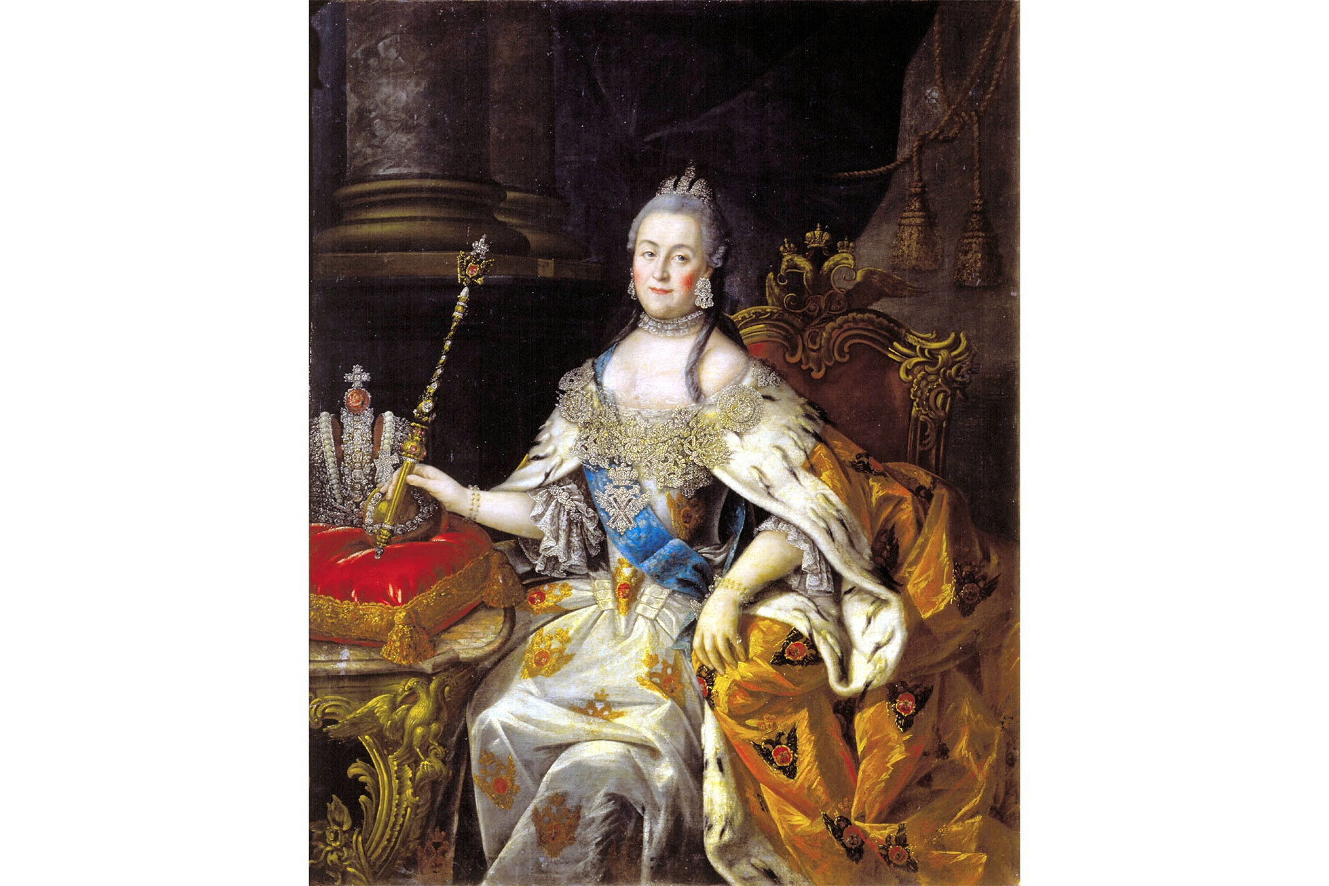 Orlow-Diamant _0003_Catherine_II_by_Alexey_Antropov_(18th_c,_Tver_gallery) Orlow-Diamant _0003_Catherine_II_by_Alexey_Antropov_(18th_c,_Tver_gallery)