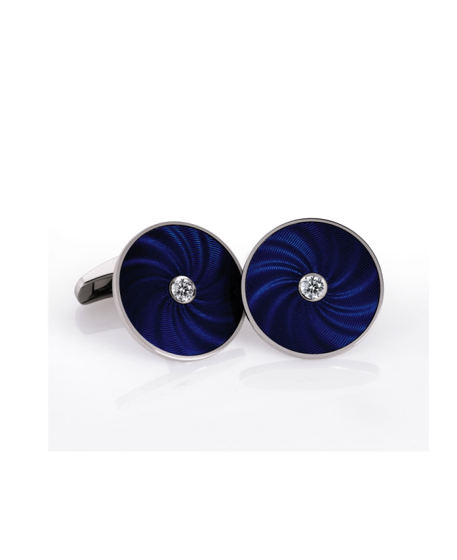 Produkthighlights Victor Mayer_0000_Manschettenknöpfe-blau_rund_WG Produkthighlights Victor Mayer_0000_Manschettenknöpfe-blau_rund_WG